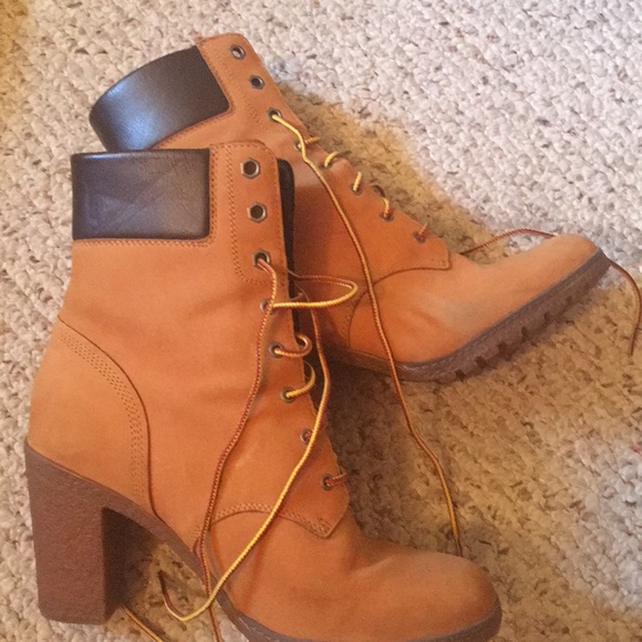 Timberland Shoes - Women's timberland heels (wheat color)